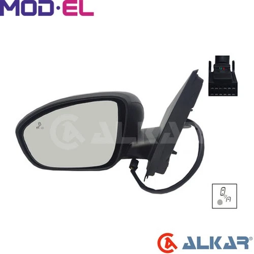 OUTSIDE MIRROR 6145207 FOR DACIA JOGGERLOGANIIISANDEROIII H5D490 H4D480 1.0L