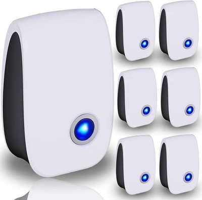 Safe, Plug-In Ultrasonic Pest Control: 6 Count Non-Toxic Solution for All Pests