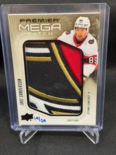 2024 Premier Hockey Mega Patch Chest Logos Jake Sanderson #19/29 Ottawa
