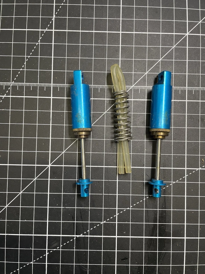 VINTAGE PARMA BLUE ALUMINUM 1:10 SCALE SHOCKS ??? DONT MISS OUT!!! HTF!!!! - Image 2 of 4