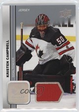 2023 Upper Deck Team Canada Juniors Women's WC Jersey Kristen Campbell #43 0ze5