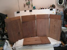 10 Boards WALNUT LUMBER Dark  WOOD AIR DRIED. 8Y 9 1/8" - 11" Wide 5 1/2SFT