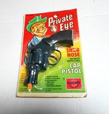 Vint. 1974 KILGORE "PRIVATE EYE" Snub Nose Toy Pistol New In Original Packaging