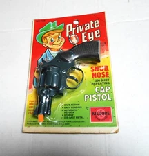 Vint. 1974 KILGORE "PRIVATE EYE" Snub Nose Toy Pistol New In Original Packaging