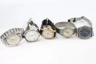Vintage Mens Mechanical Watches Seiko Rotary SPARES/REPAIRS x 5