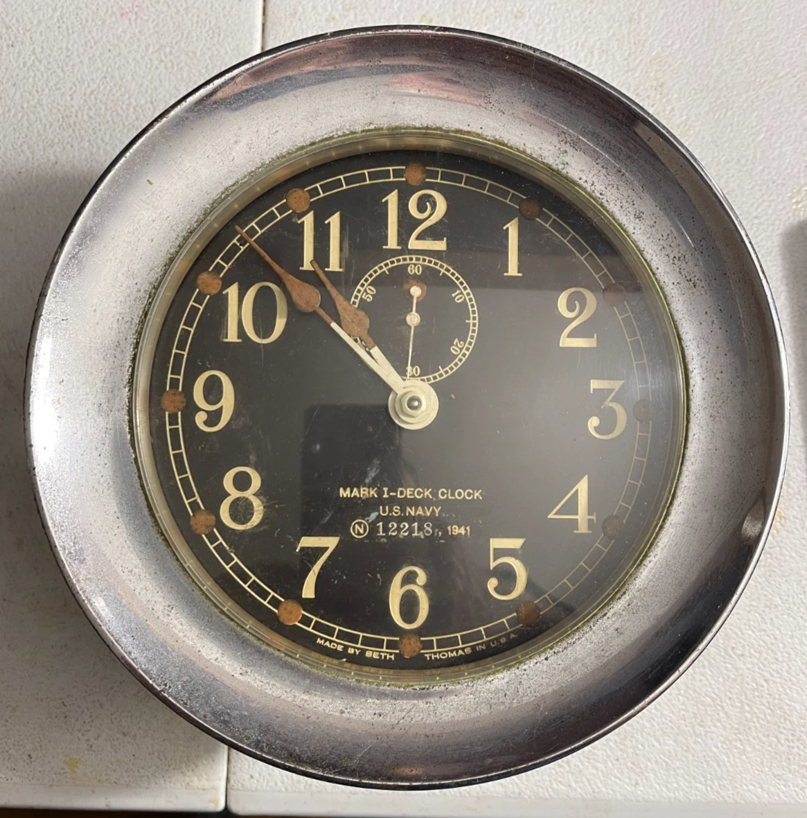 Seth Thomas WWII US Navy Antique Maritime Clocks for sale | eBay