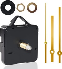 Silent Quartz Clock Mechanism Kit, High Torque Long Shaft Replacement Clock Move