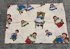 Vintage Raggedy Ann  Andy Pillow Case Small Mini Child Toddler Baby