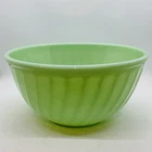 Vintage Fire King Jadeite Swirl 9" Green Glass Mixing Bowl Ca 1948-1950
