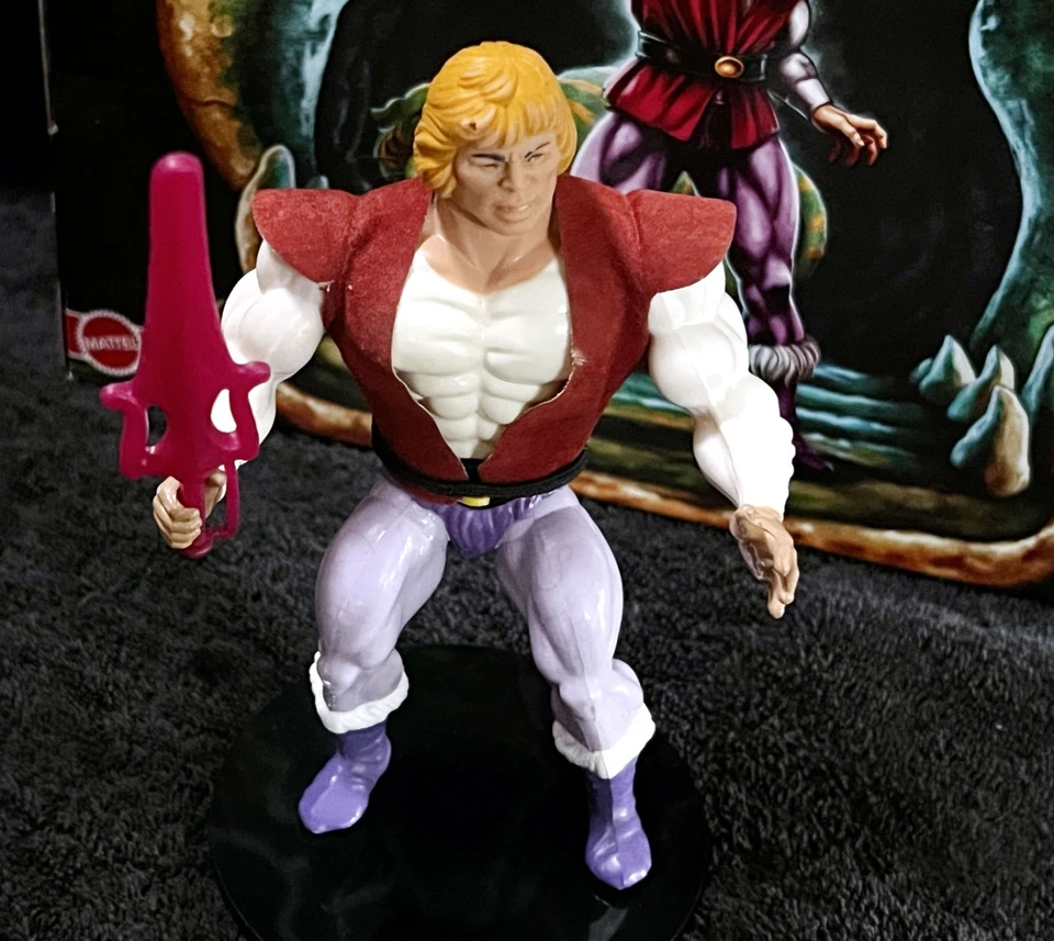 Prince Adam 1984 • soporte personalizado • maestros del universo de colección Foto 4 de 4