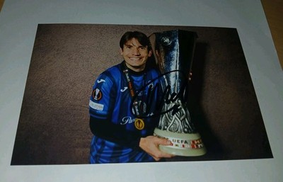 Signiertes Foto Marten De Roon Atalanta Bergamo NEU 