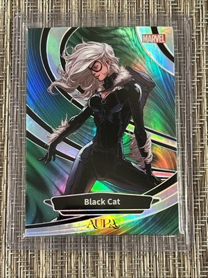 2025 Marvel Kakawow Aura Black Cat AM-IGR-26 Green  1/25 First Of Print