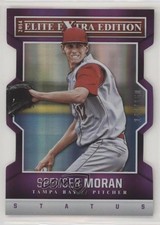 2014 Panini Elite Extra Edition Status Purple Die-Cut /150 Spencer Moran #82 c7w