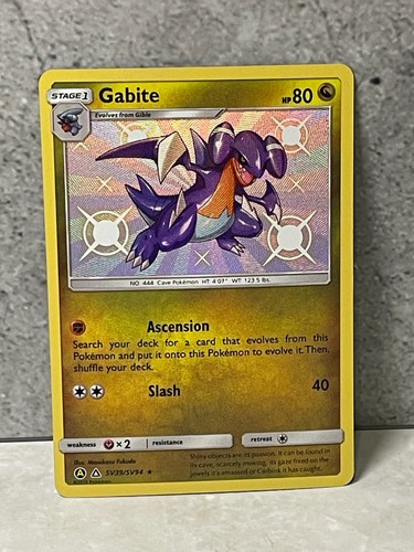 Pokemon Hidden Fates Shiny Vault HOLO Gabite sv39/sv94 (invC)