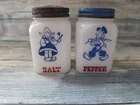Hazel-Atlas Milk Glass Dutch Salt And Pepper Shakers Set Of 2