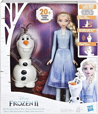 Hasbro Disney Frozen II Talk and Glow Olaf und Elsa BRANDNEU