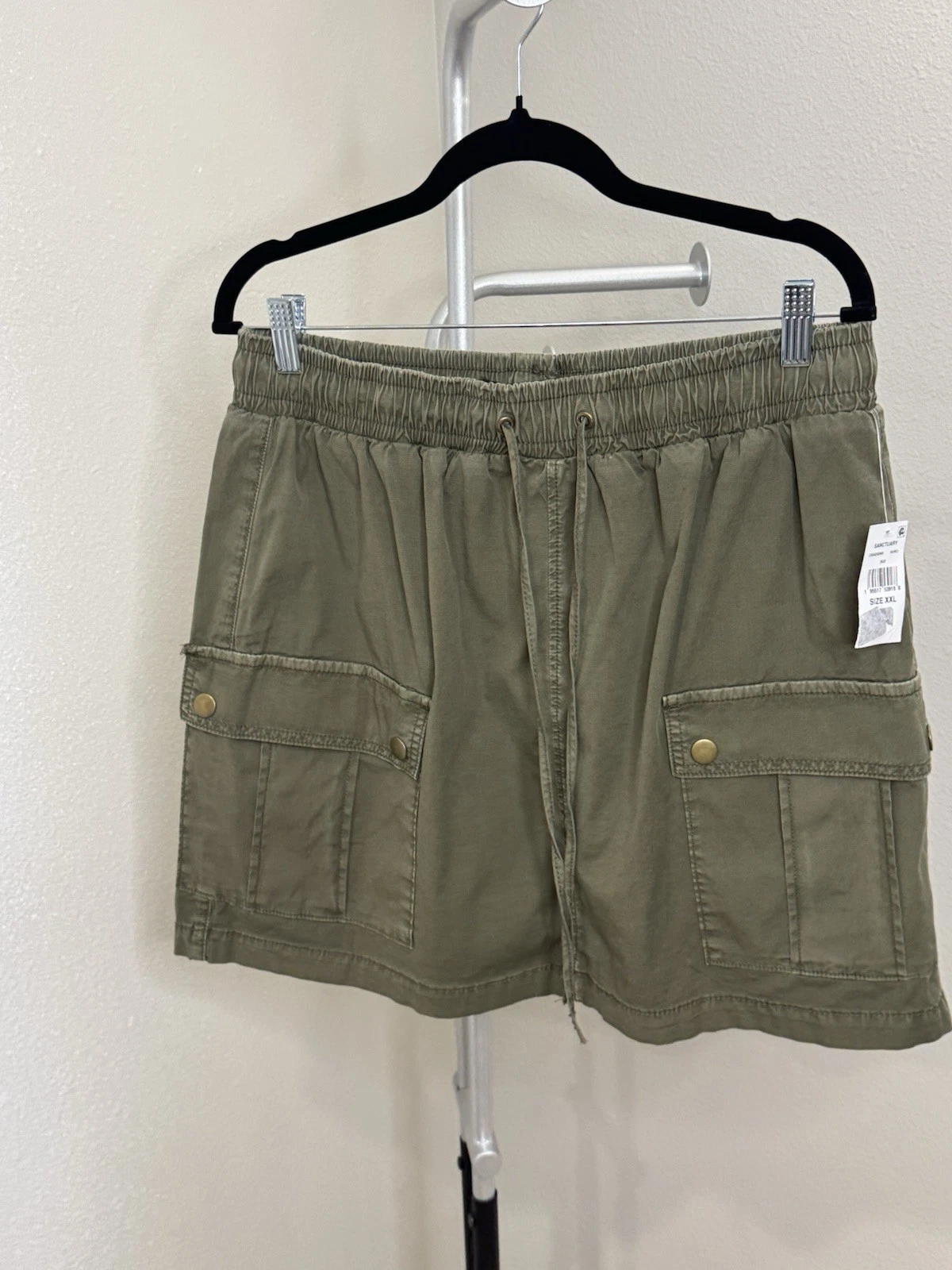 Sanctuary Standard Surplus Olive Green Cargo Skirt XXL NWT Utility Military