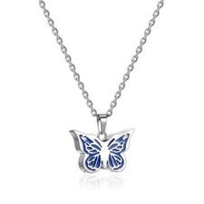 BOPREINA Cremation Urn Necklace for Ashes Butterfly Keepsake Urn Cremation Je...