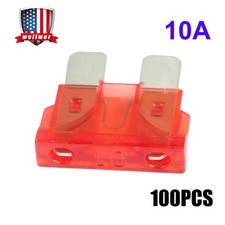 50Pair 10 Amp ATC/ATO Standard Regular Fuse Blade 10A for Car Truck Boat Marine