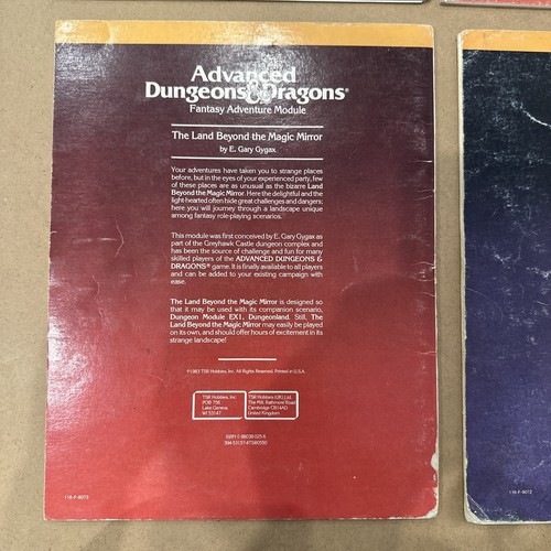 AD&D Lot 4 TSR Fantasy Adventure Modules Dungeons Dragons EX1, EX2, UK6, UK7 d&d - Picture 7 of 24