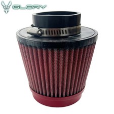 Universal 3 76mm High Flow Inlet Dry Filter Cold Air Intake Cone Replacement