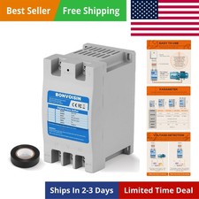 Single to 3 Phase Converter Digital Phase Shifter, 7A 220V-240V Input/Output,...