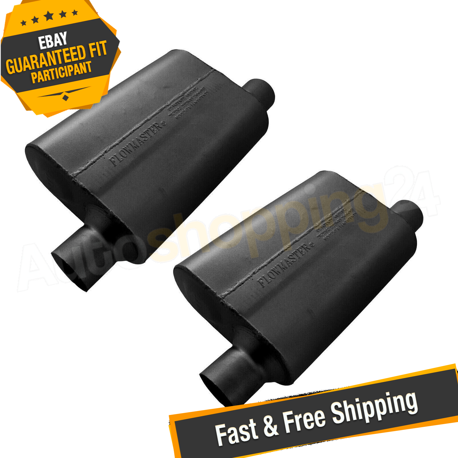 Flowmaster 942544 Set of 2 40 Series Delta Flow Chambered Mufflers | eBay