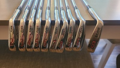 Ben Hogan Apex Redline Iron Set 2-E Apex 4 Steel Stiff Shafts Blades 1988 plus