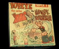 Vintage Popeye Homewrecker Super 8 Movie Film Black White Ken Films In Box