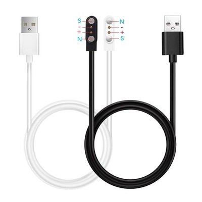 2 Pin Chargers for Da Fit Smart Watch Charger, 2-Pack Magnetic USB Charging Cabl