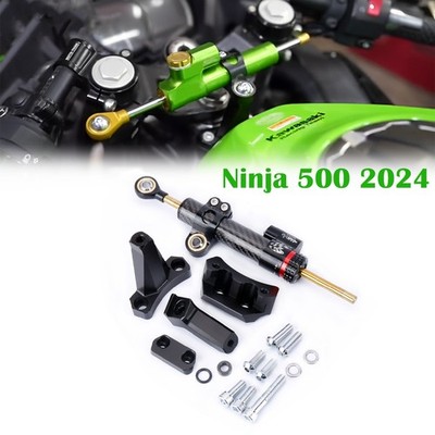 For Kawasaki Ninja 500 400 2025 motorcycle steering stability damper bracket kit