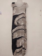 Ladies Dress Size 16 - 18 Multicoloured Bohemian Boho Pockets Maxi Midi...