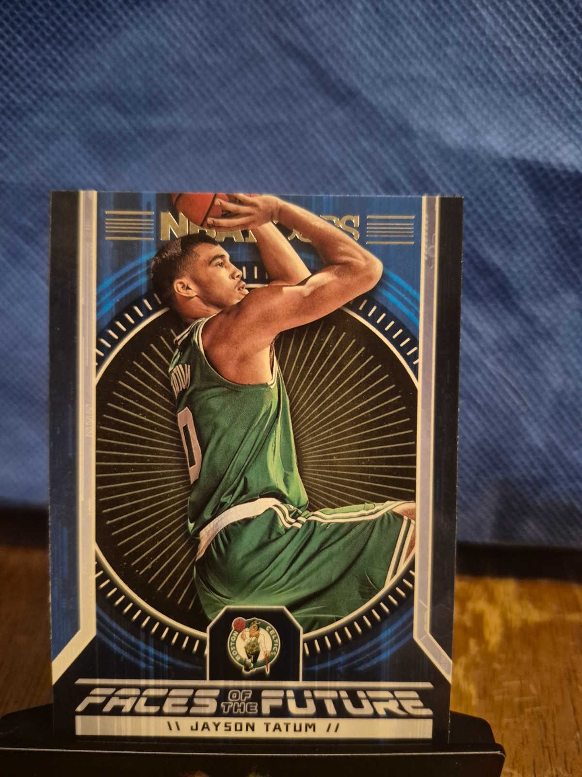 2017-18 Panini NBA Hoops - Faces of the Future Jayson Tatum #4 (RC)