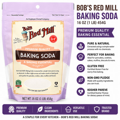 Bob's Red Mill Baking Soda, 16oz (Pack of 1)