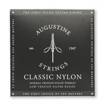 Augustine Strings Classic Black - Low Tension Classical Guitar Strings - The ...