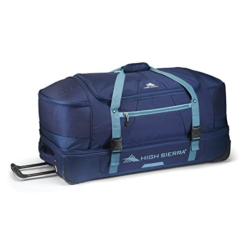High Sierra 34&rdquo; Wheeled Rolling Duffle Bag, GRAPHITE BLUE