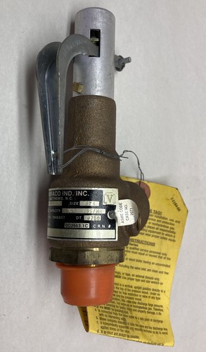 Conbraco,19-301-35,Pressure Relief Valve 3/4 Inch 150PSI 928 LBS/HR