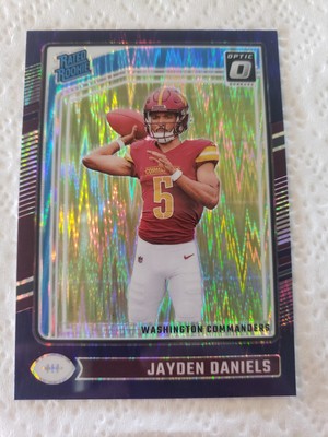 時代　勲章色々　395g 東Y8-0507①タエニ 2024 Optic Jayden Daniels Rated Rookie Purple Shock (New Release