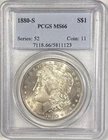 1880-S $1 Morgan Silver Dollar PCGS MS-66 Undergraded?