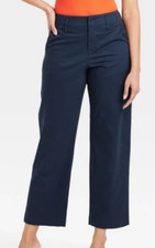 NEW A New Day Women s Navy High-Rise Straight Pants Size 8