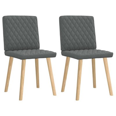 Dining Chairs 2 pcs Fabric Chair Living Room Chair Restaurant Chair vidaXL