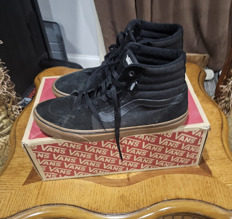VANS Filmore Hi Black Lace-Up High Top Sneakers Men's US 10.5 VN0A5HZL1XM