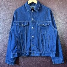 Vintage 80s Sears Roebucks Denim Trucker Jacket Size 44 Levis Type 3 Style