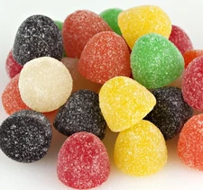 GUMDROPS ASSORTED ~ chewy, nostalgic, colorful ~ 1/2lb ~ BEST PRICE