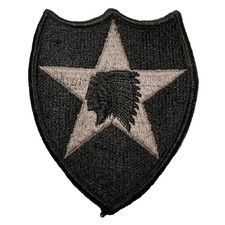 Original U.S. Army 2nd Infantry Division Patch OCP Insignia Hook Back Variation