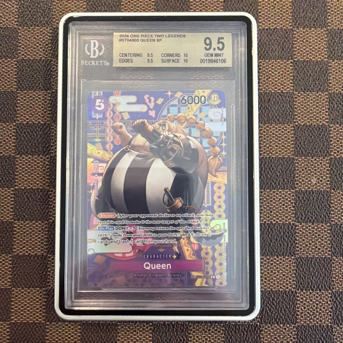 One Piece Card Game 🏴‍☠️ST04 - 005 QUEEN SP ALT ART FOIL Graded