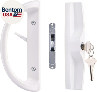#ad Sliding Patio Door Handle Set with Key Cylinder and Mortise Lock Full Replaceme $66.28