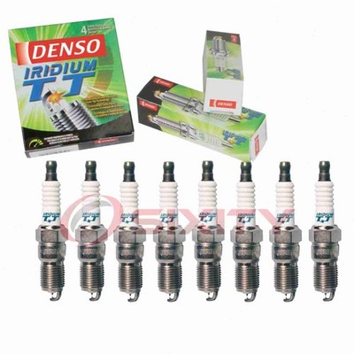 8 pc Denso Iridium TT Spark Plugs for 2001-2016 Chevrolet Silverado 2500 HD ep