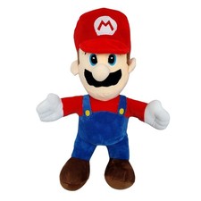 Mario B plush with overalls