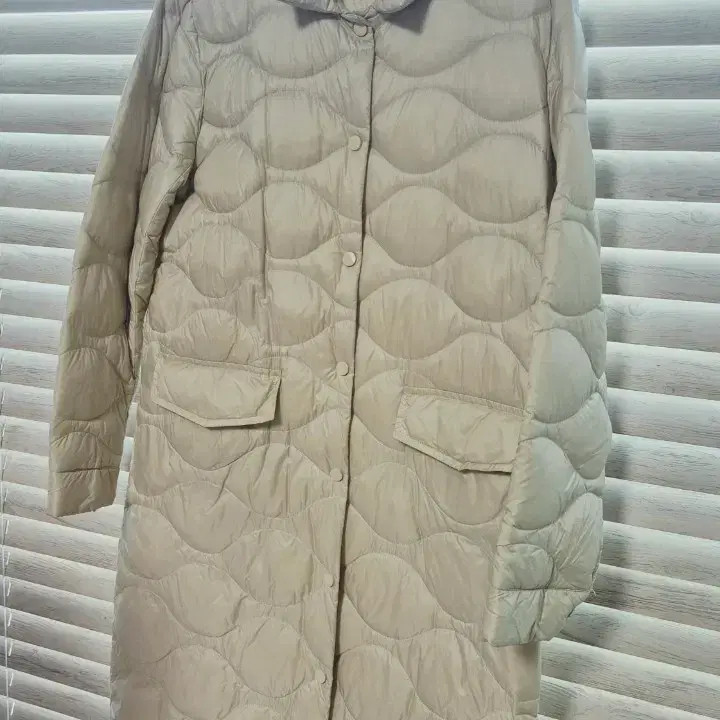 Down Feather Lightweight Padding Jacket Beige Med… - image 1